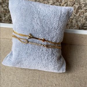 Gold pulley bracelet